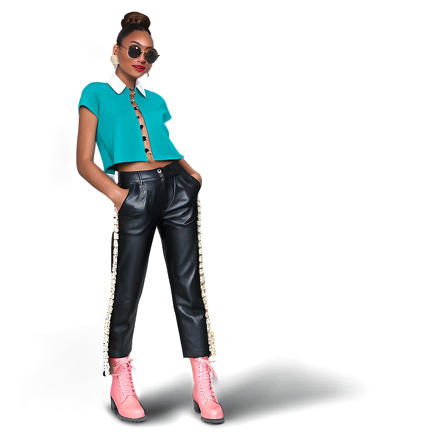 Street Style Outfit Png 06122024 PNG Image