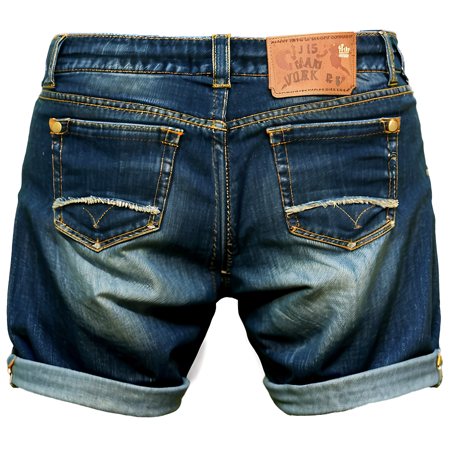 Stretch Denim Jorts Png Wih PNG Image