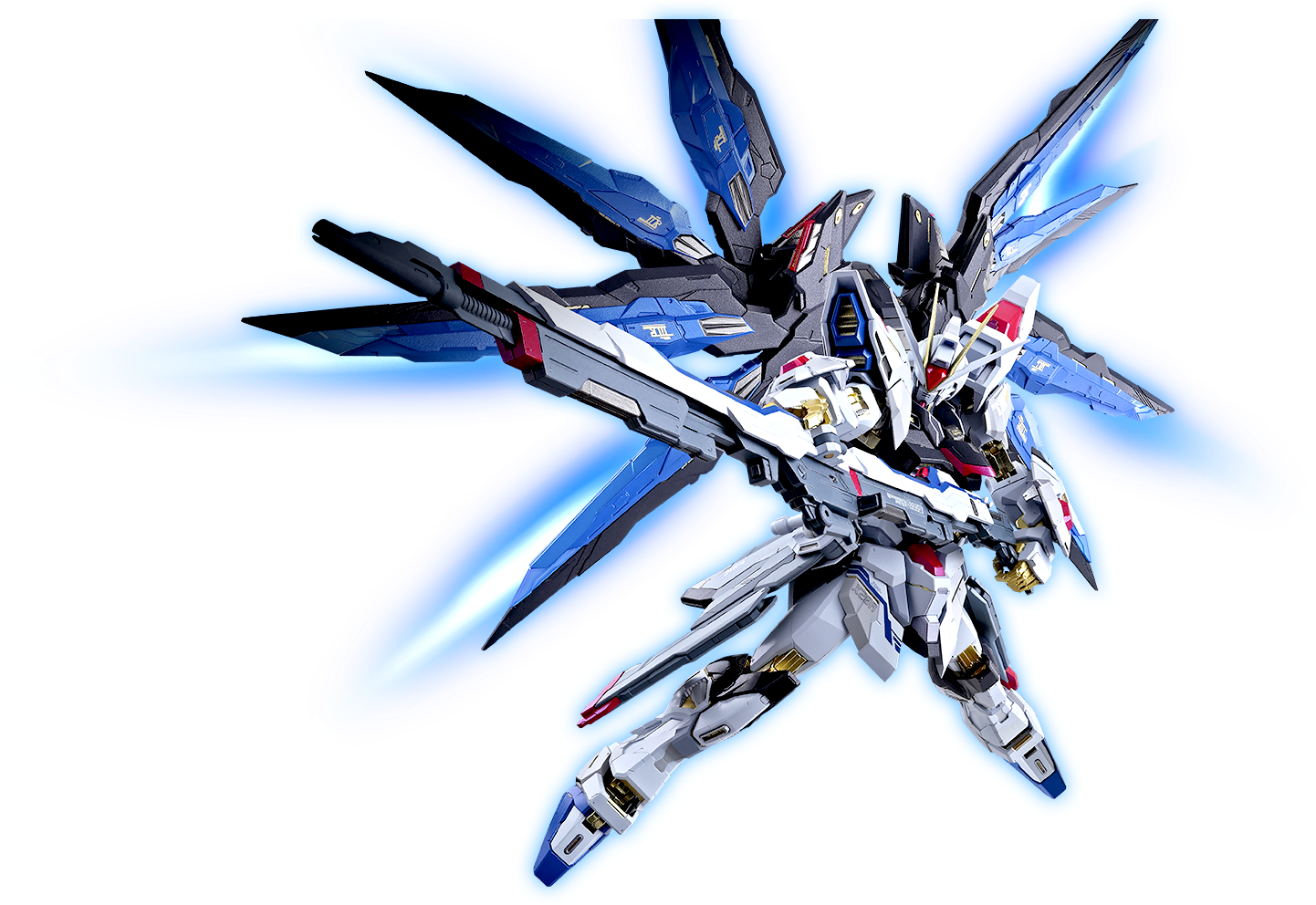 Strike_ Freedom_ Gundam_with_ Wings_of_ Light PNG Image