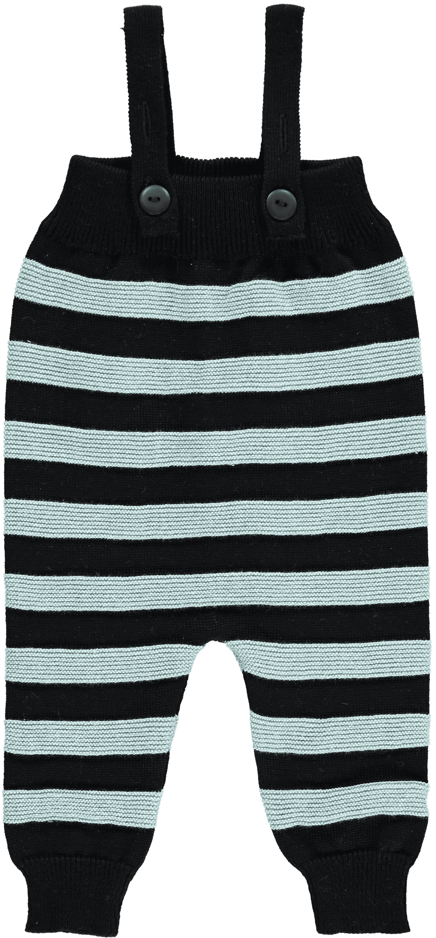 Striped Baby Overalls PNG Image