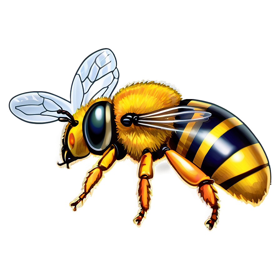 Striped Bee Png 46 PNG Image