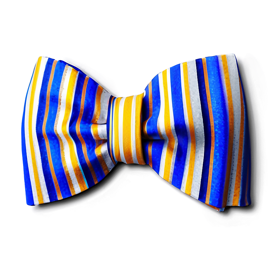 Striped Bow Tie Design Png Xuv33 PNG Image