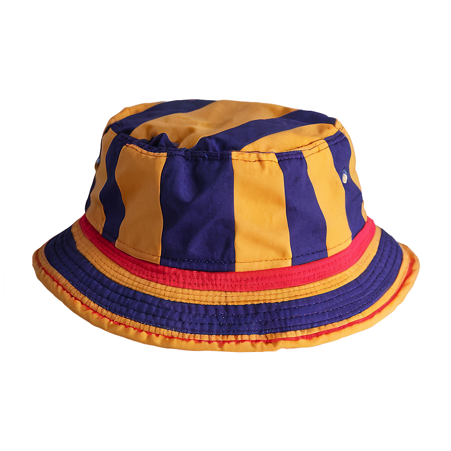 Striped Bucket Hat Png Xkb PNG Image