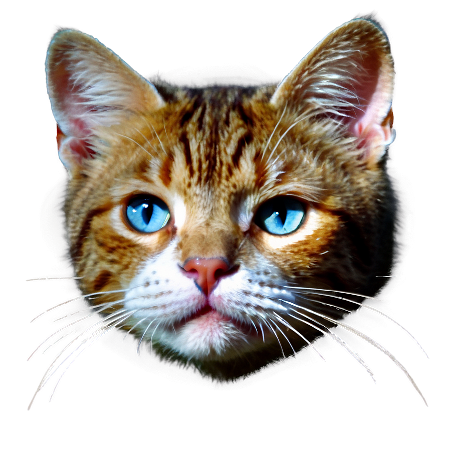 Striped Cat Face Png 68 PNG Image