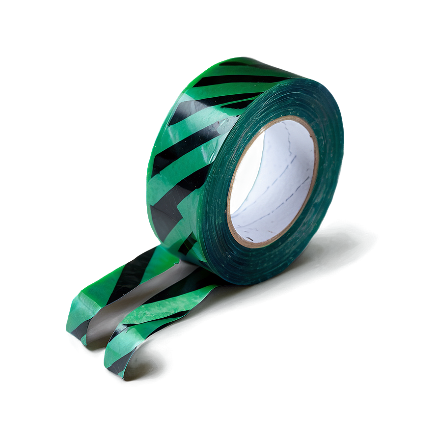 Striped Green Tape Png Qfq38 PNG Image