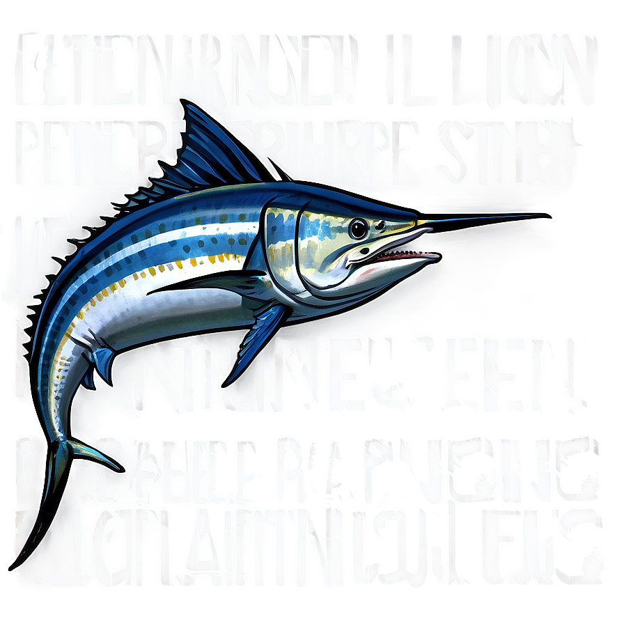 Striped Marlin Png Tlw PNG Image