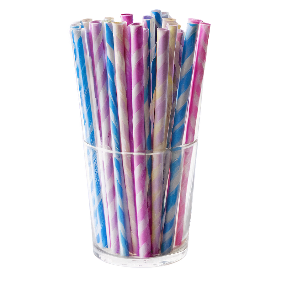 Striped Straw Png Myb PNG Image