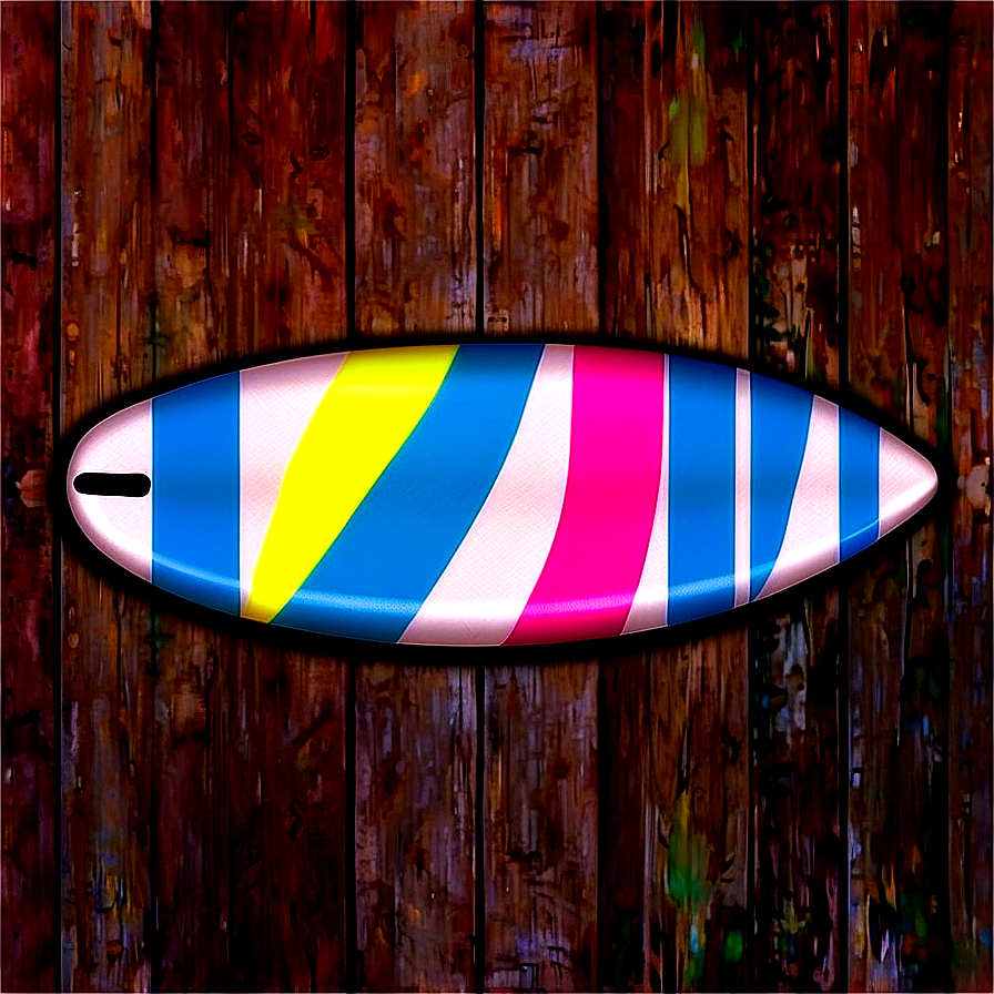 Striped Surfboard Design Png 72 PNG Image