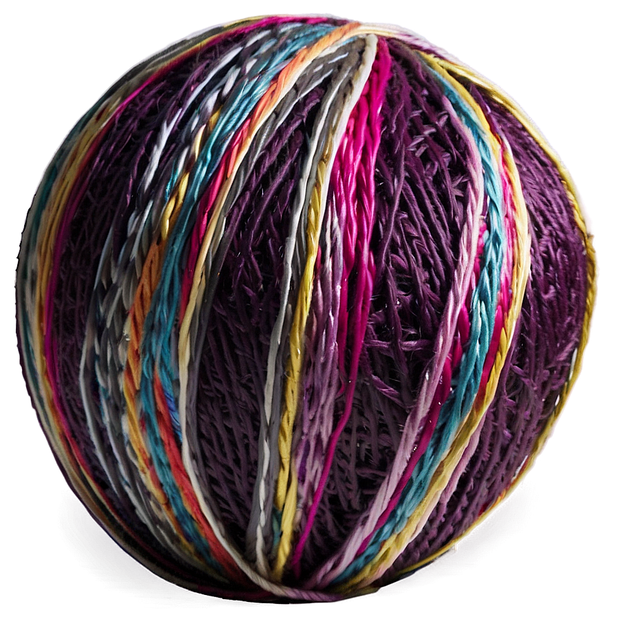 Striped Yarn Ball Png Ybx21 PNG Image