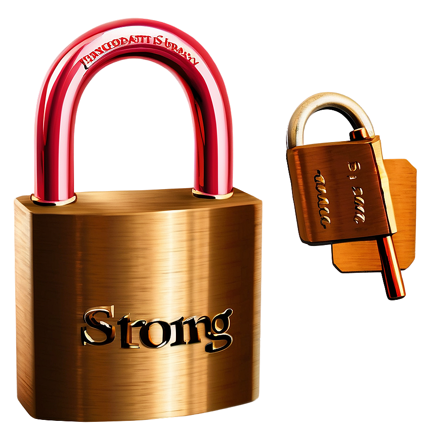 Strong Iron Padlock Png 05242024 PNG Image