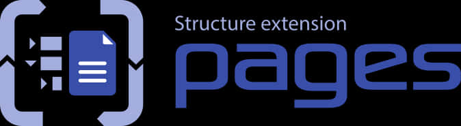 Structure Extension Pages Logo PNG Image