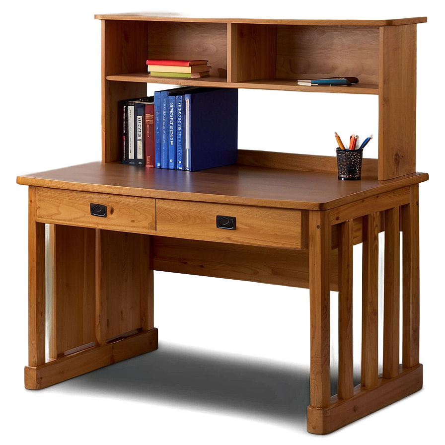 Student Desk With Hutch Png 31 PNG Image