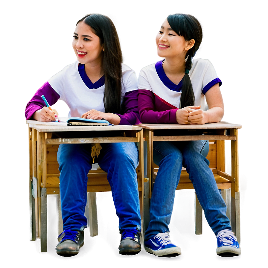 Students Sitting In Classroom Png 25 PNG Image