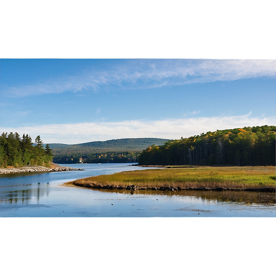 Stunning Maine Landscape Png Eqy79 PNG Image