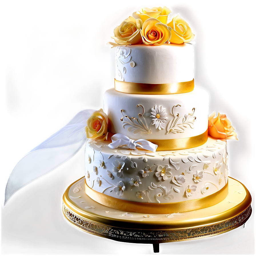 Stunning Wedding Cake Png 6 PNG Image