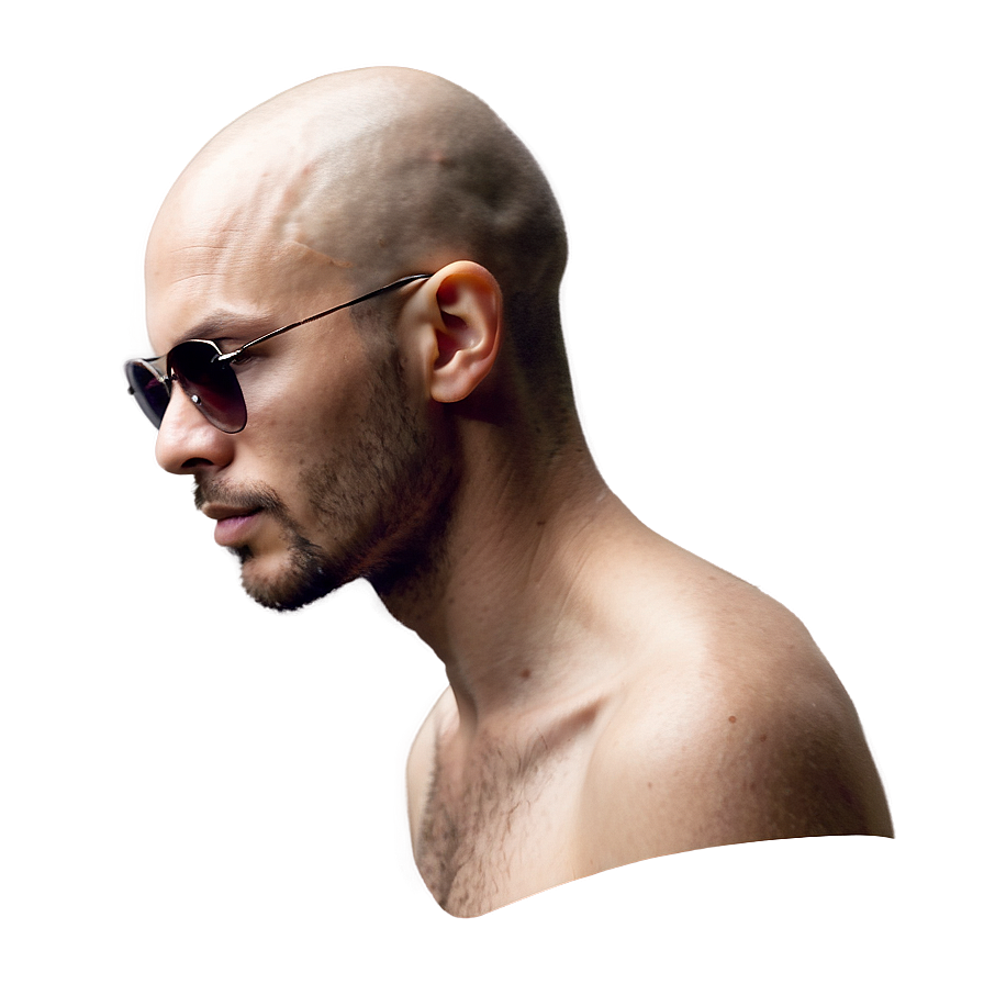 Stylish Bald Model Png Cct14 PNG Image