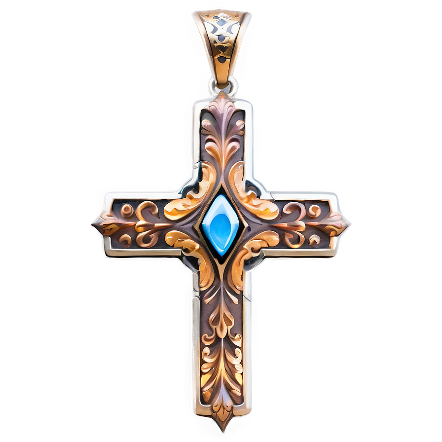 Stylish Cross Artwork Png Xge66 PNG Image