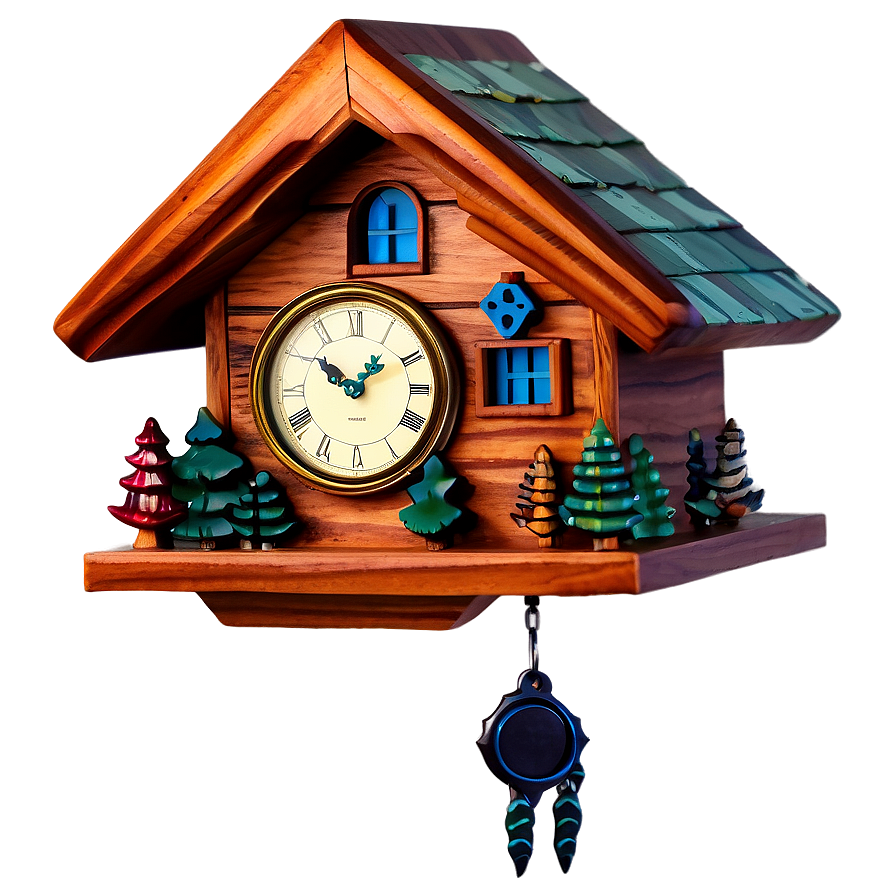 Stylish Cuckoo Clock Png Cut PNG Image