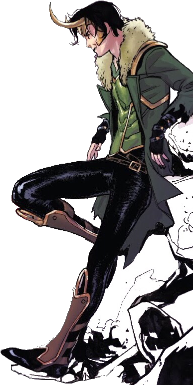 Stylish Loki Artwork PNG Image