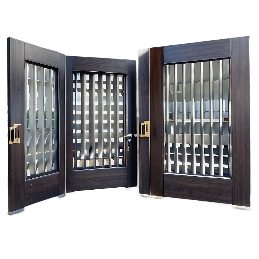 Stylish Louver Door Png 06292024 PNG Image