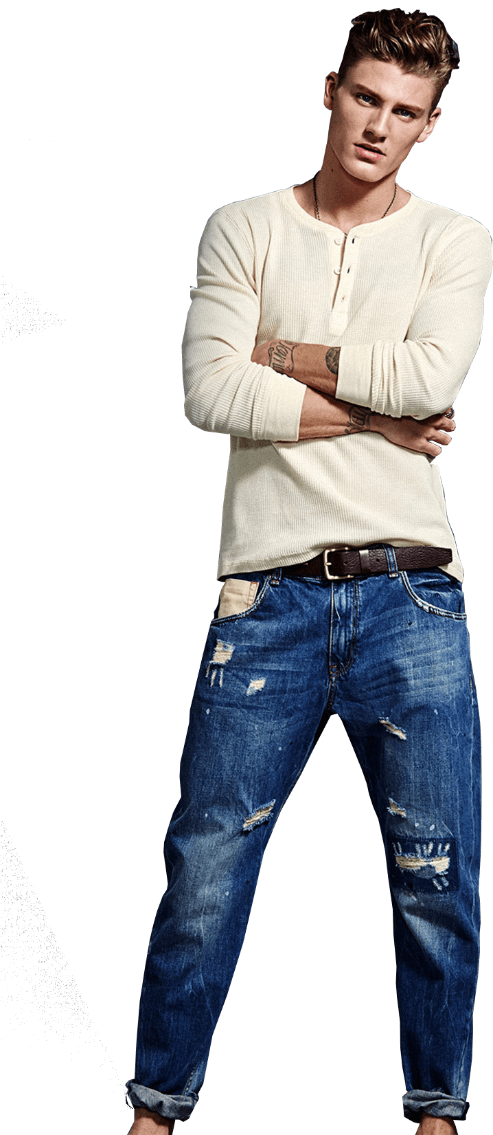 Stylish Manin Casual Wear PNG Image