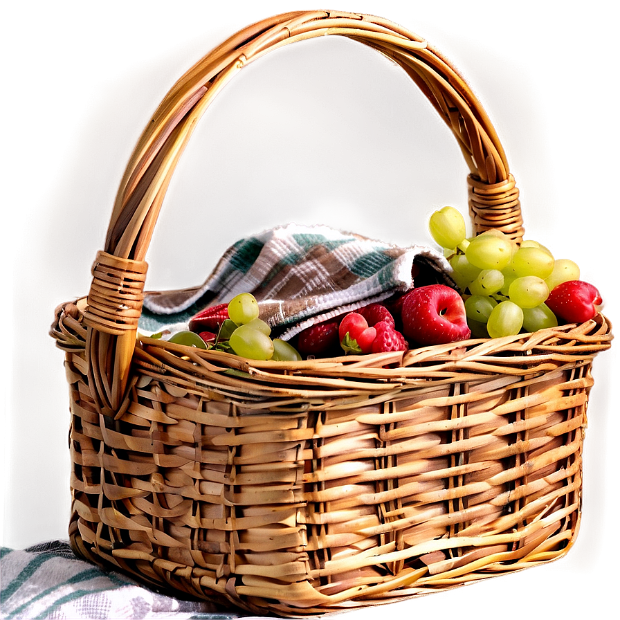 Stylish Picnic Basket Png Afr PNG Image