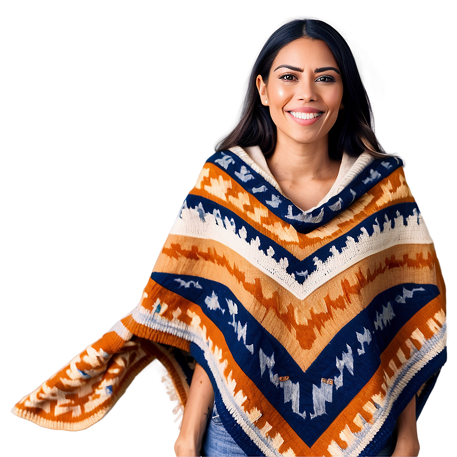 Stylish Poncho Wrap Png 06272024 PNG Image