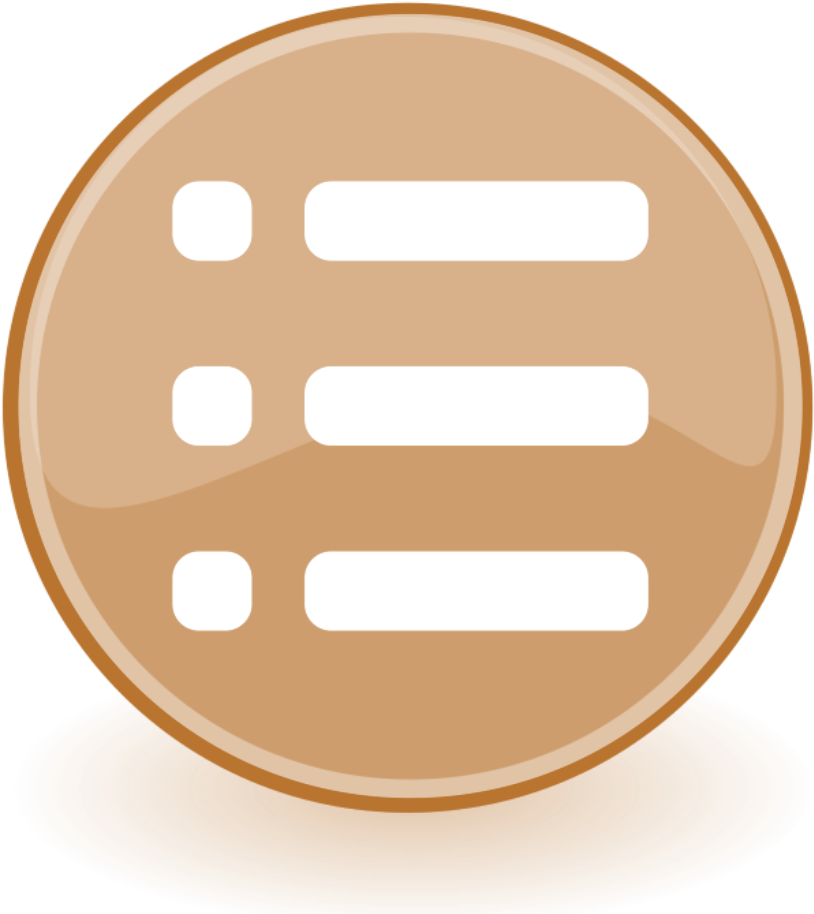 Stylized Agenda Icon PNG Image