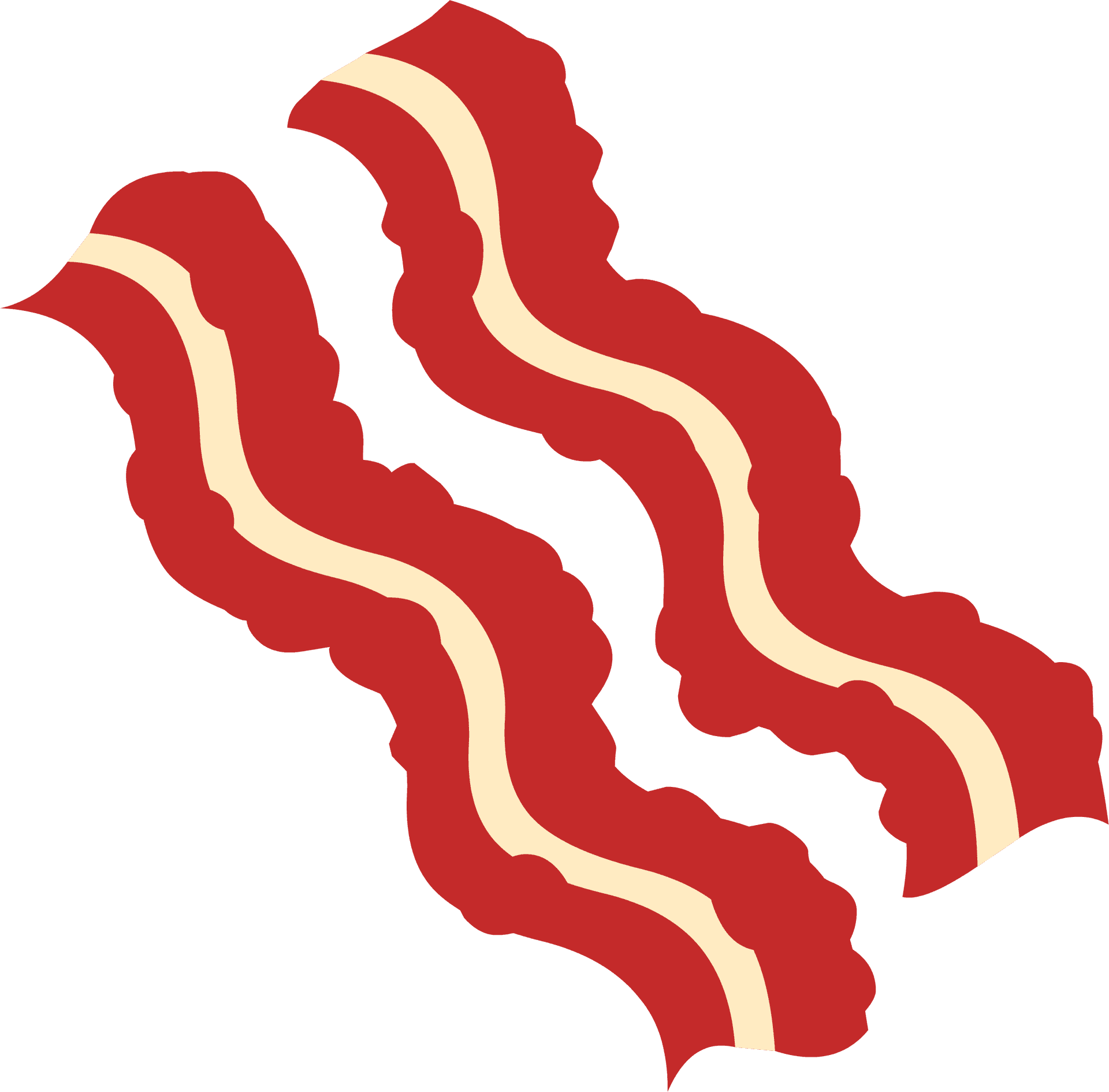 Stylized Bacon Graphic PNG Image