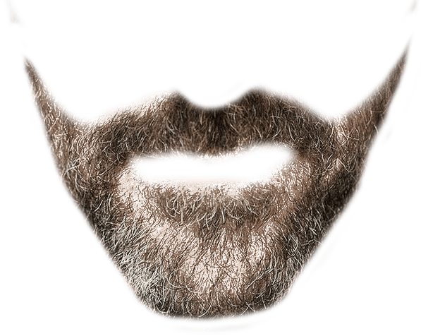 Stylized Beard Graphic PNG Image