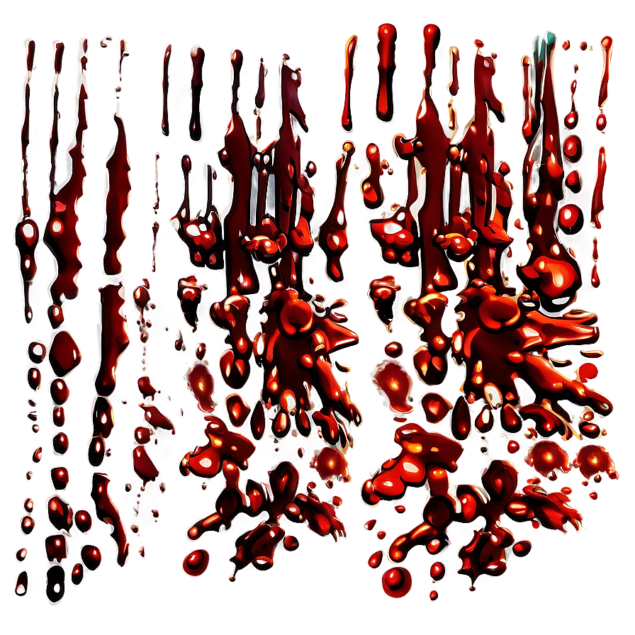 Stylized Blood Spatter Png 06122024 PNG Image