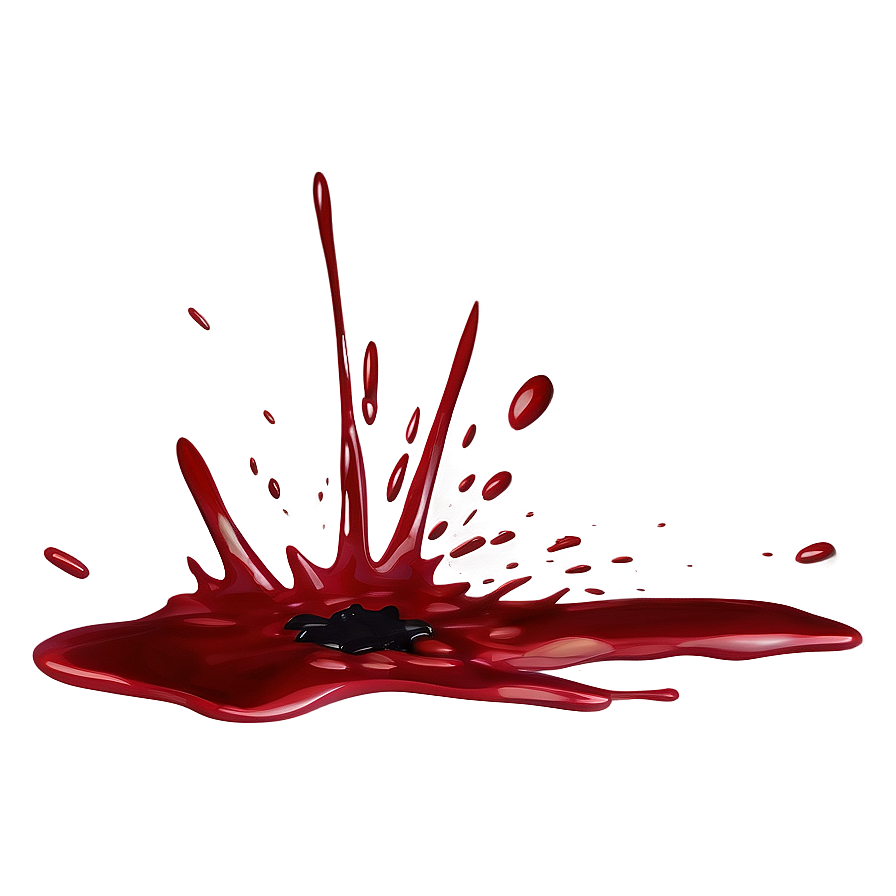 Stylized Blood Splatter Art Png 19 PNG Image