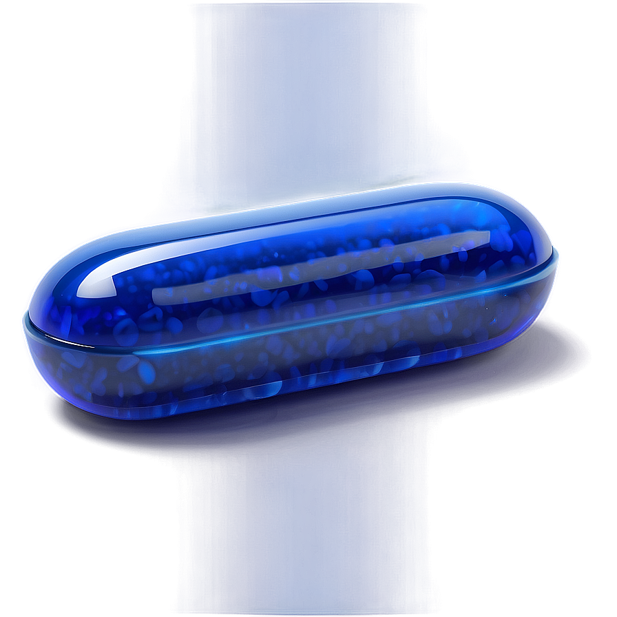 Stylized Blue Pill Png Vhu68 PNG Image