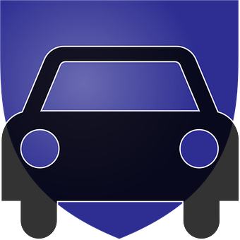 Stylized Car Icon Simple Design PNG Image