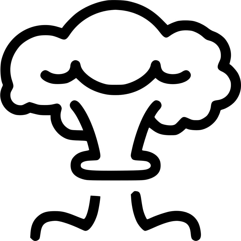 Stylized Cloud Tree Clipart PNG Image