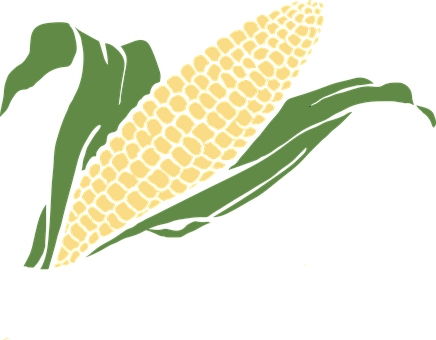 Stylized Corn Illustration PNG Image