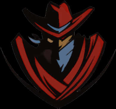 Stylized Cowboy Logo PNG Image