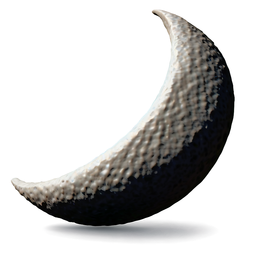 Stylized Crescent Moon Png Qhq PNG Image