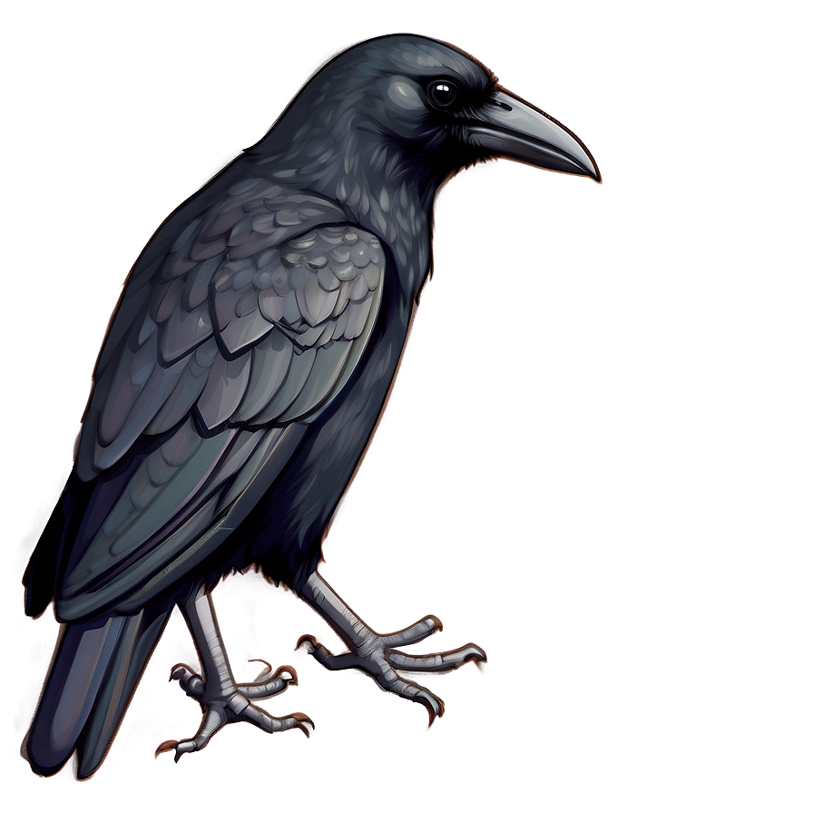 Stylized Crow Png Vkm51 PNG Image