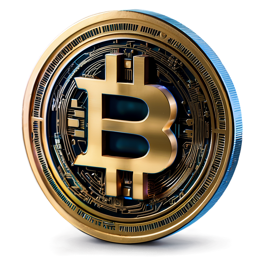 Stylized Crypto Coin Png Wfg88 PNG Image