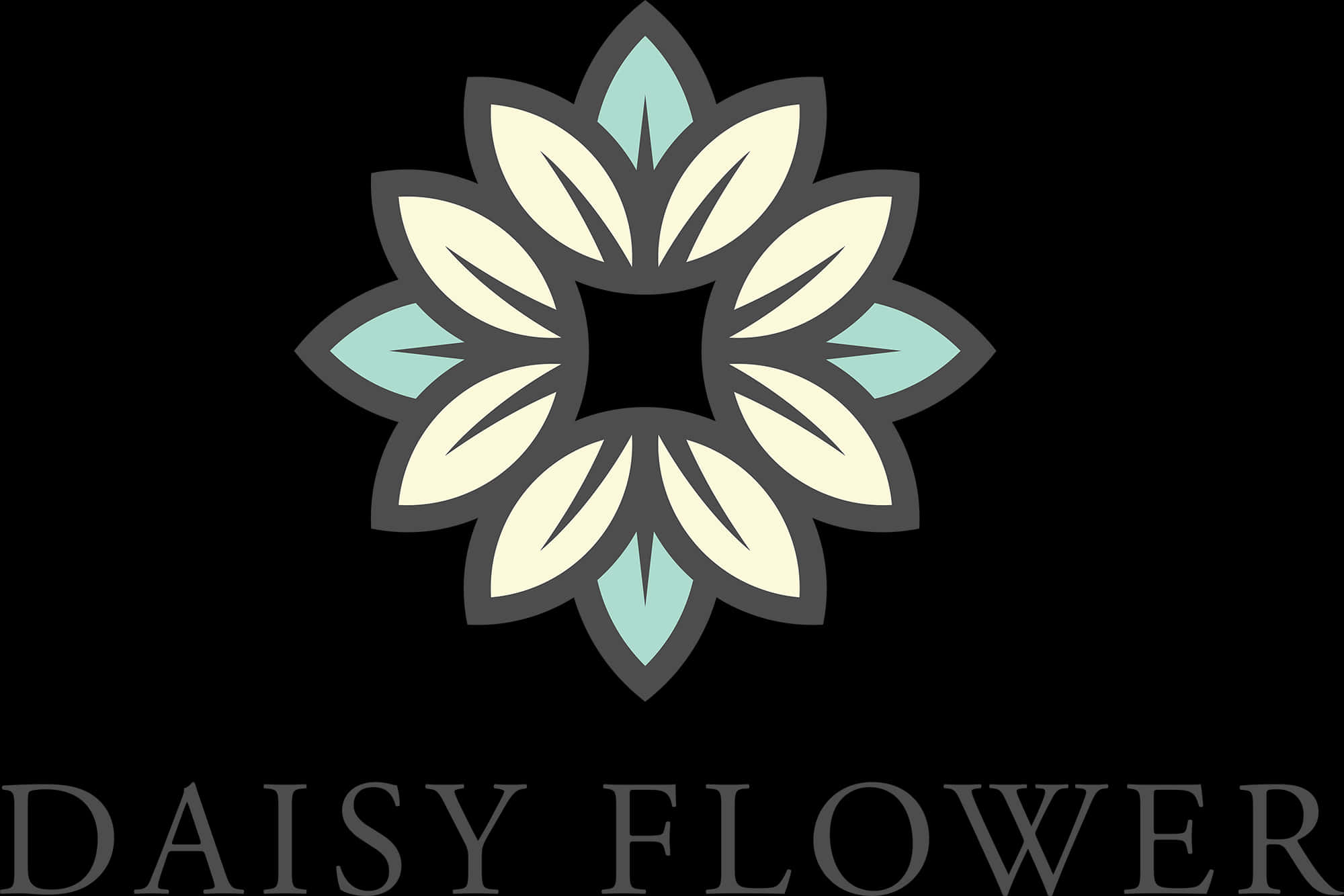 Stylized Daisy Flower Graphic PNG Image