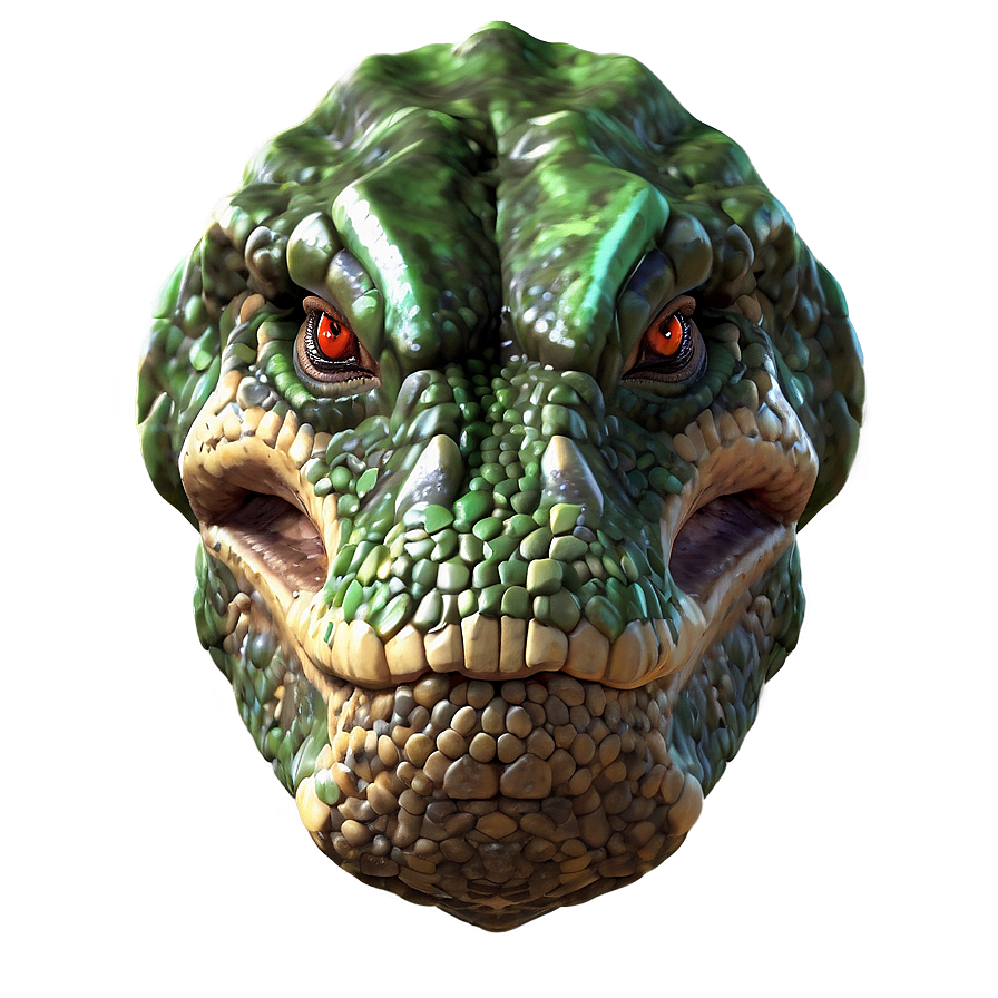 Stylized Dinosaur Head Artwork Png Slg54 PNG Image