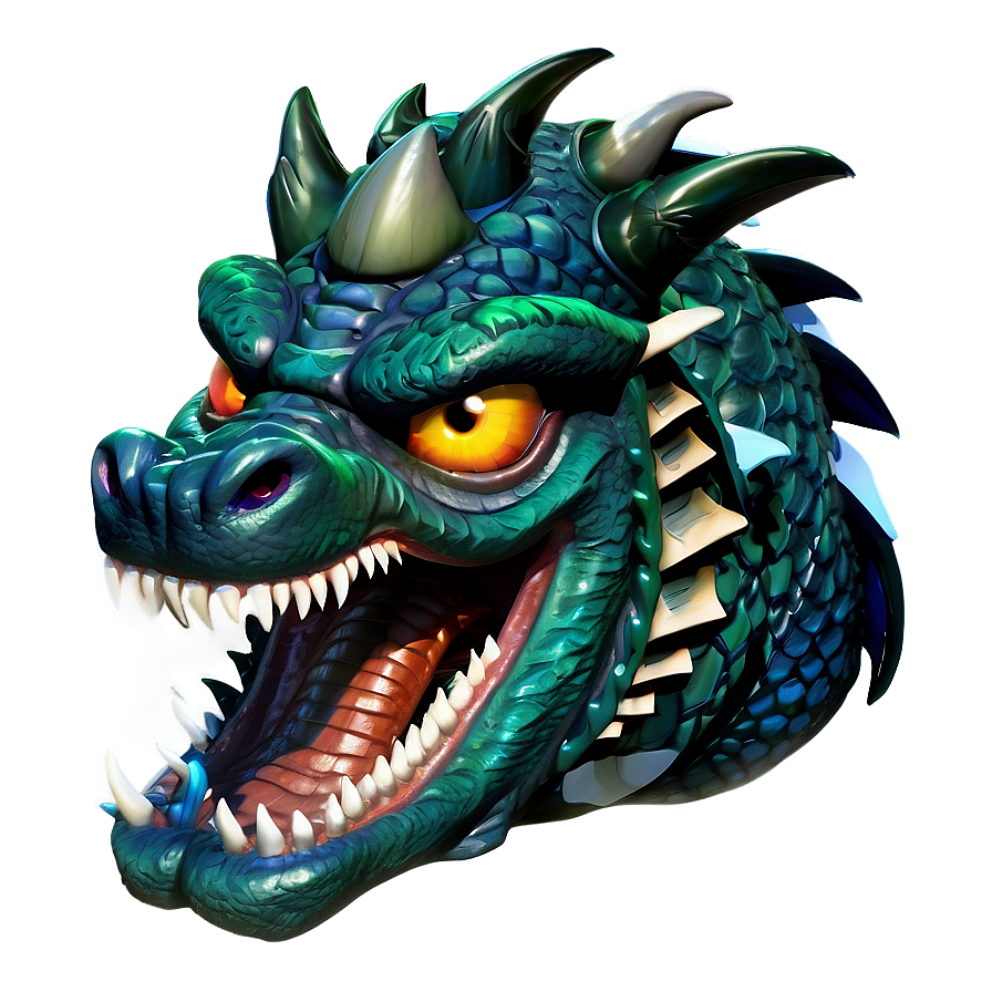 Stylized Dragon Mascot Png 77 PNG Image