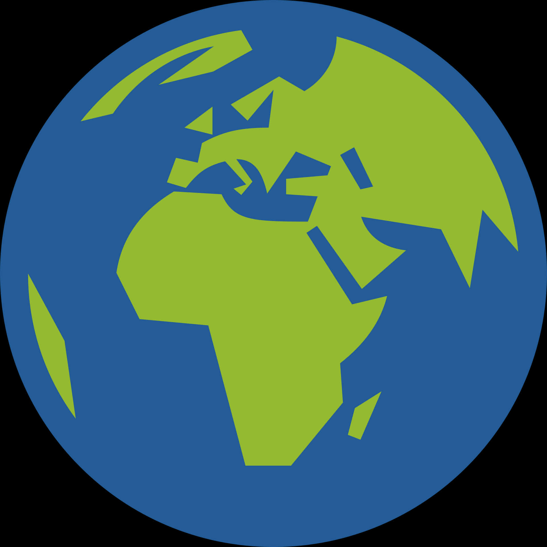 Stylized Earth Graphic PNG Image