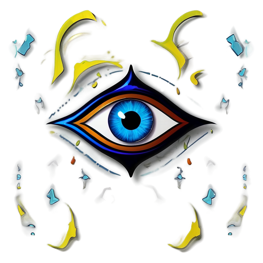 Stylized Evil Eye Png Dmv PNG Image