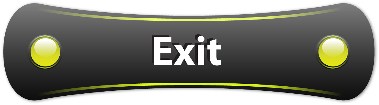 Stylized Exit Sign Graphic PNG Image