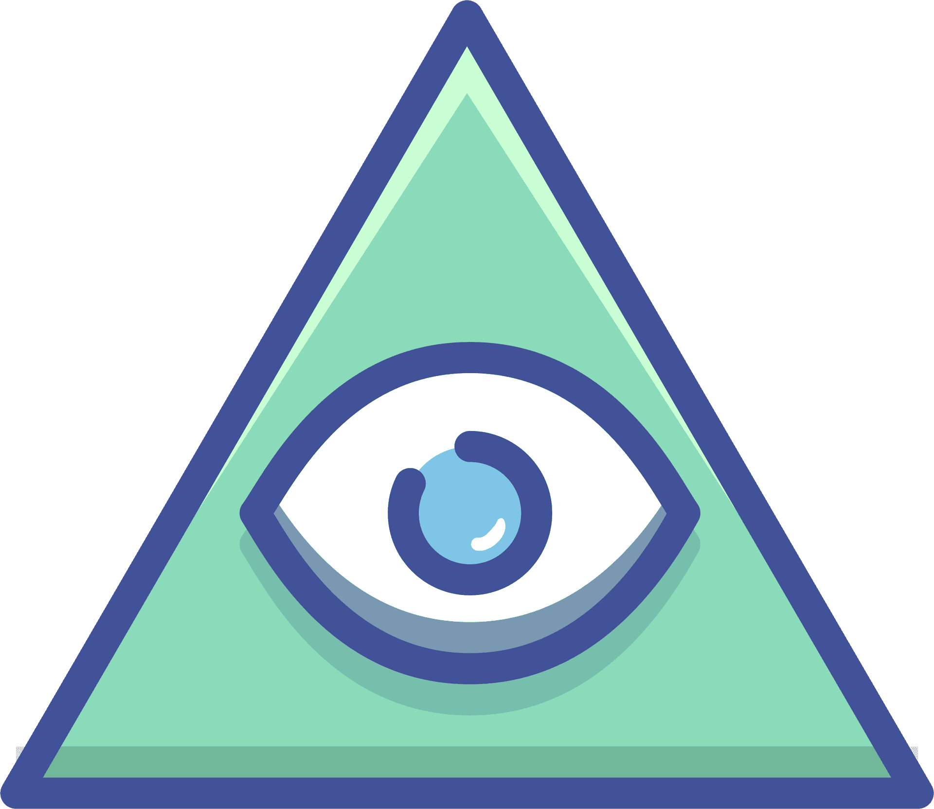 Stylized Eye Clipart PNG Image