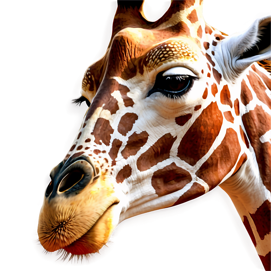 Stylized Giraffe Profile Png 49 PNG Image