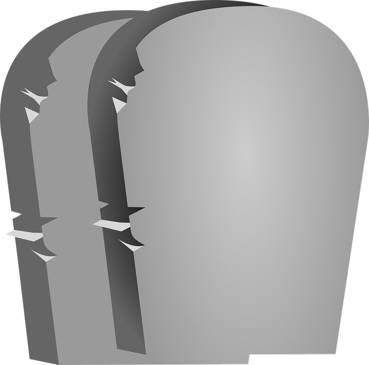 Stylized Gravestone Graphic PNG Image