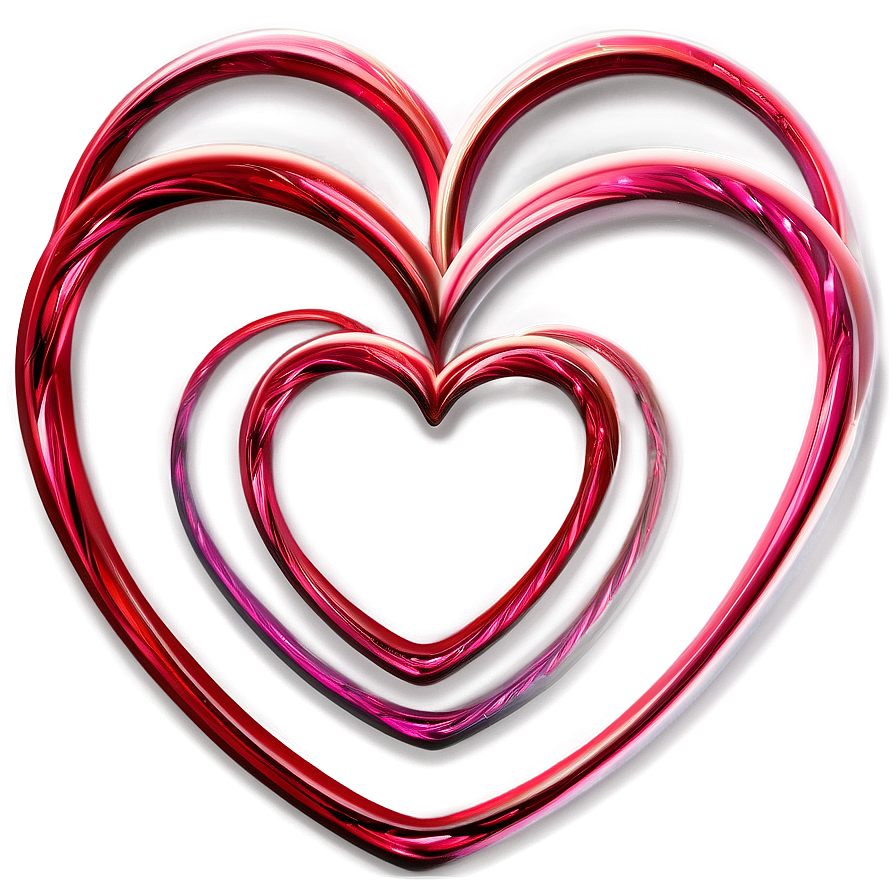 Stylized Heart Line Image Png 06262024 PNG Image